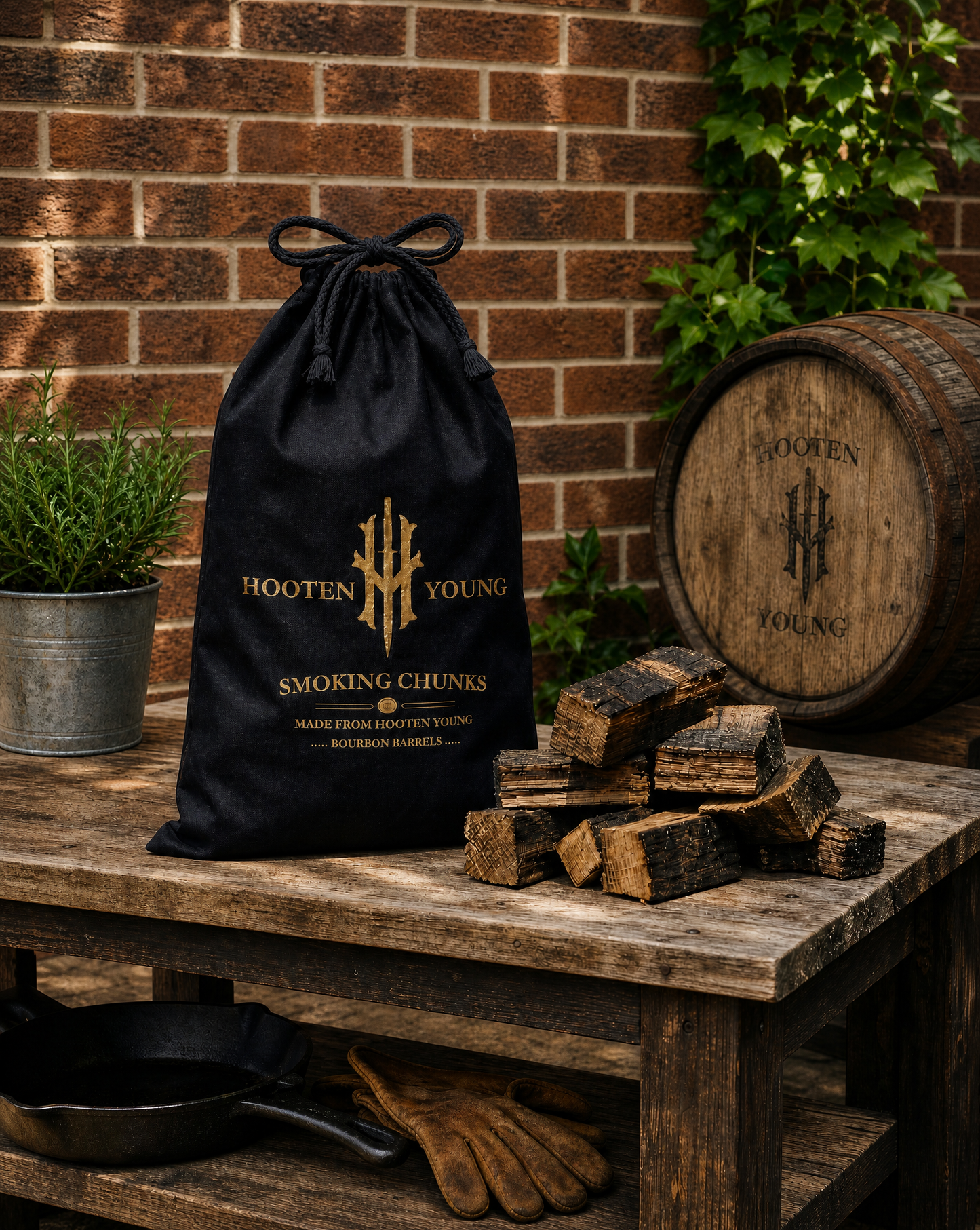 Bourbon Barrel Smoking Chunks