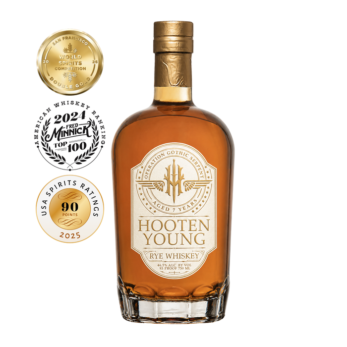 Signed By Norm Hooten | Hooten Young Rye Whiskey - 7 Year