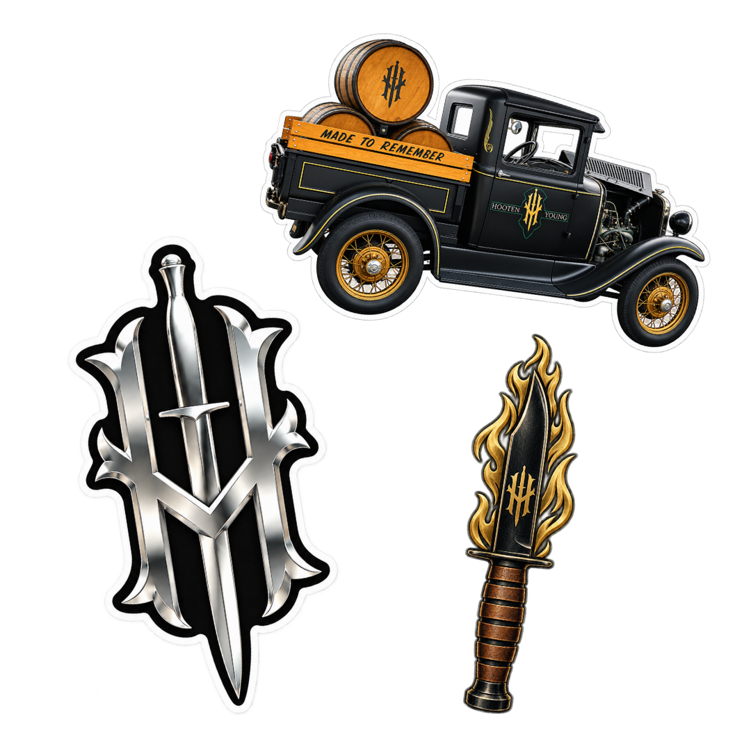 Hooten Young Sticker Pack