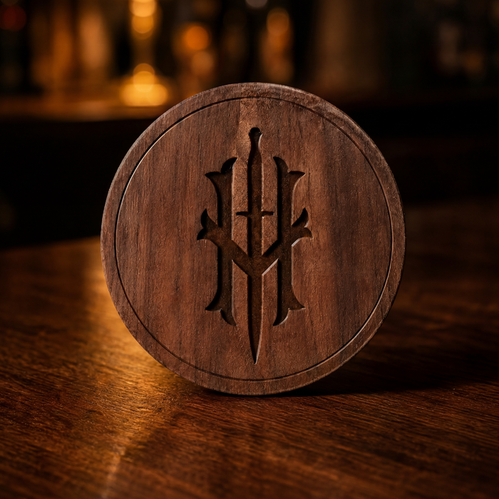 Hooten Young Wooden Coasters (4-Pk)