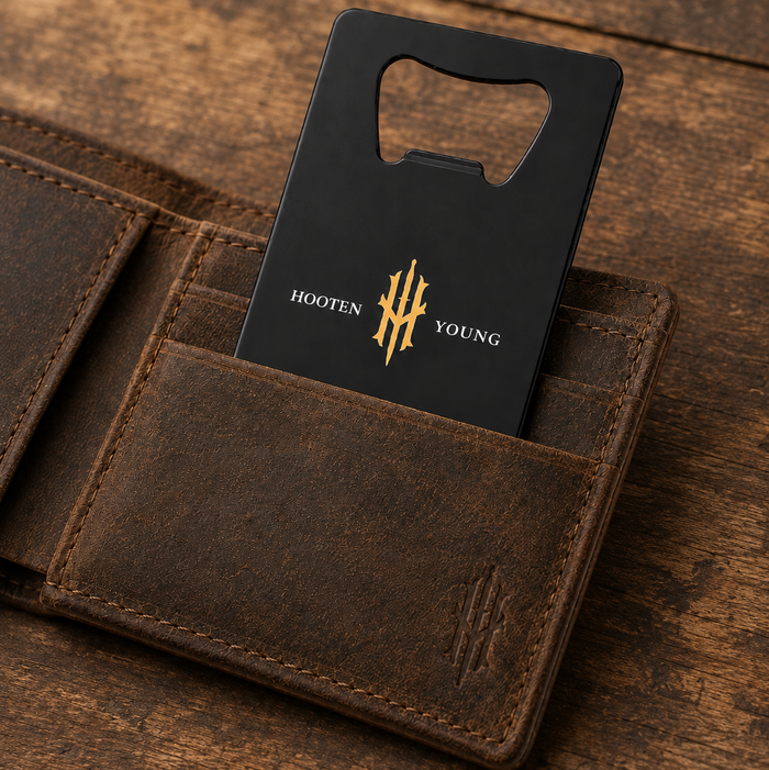 Hooten Young Bottle Opener Card